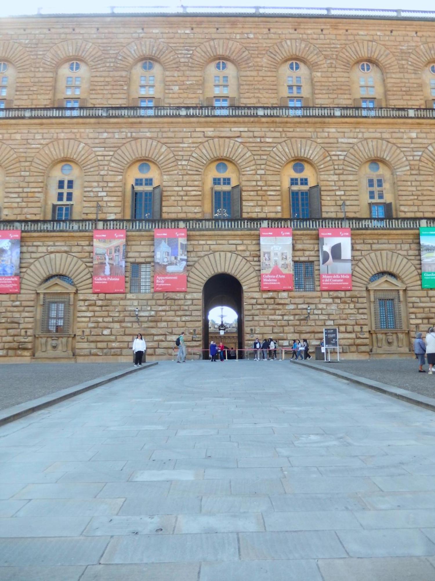 Panoramic View 2 Pitti Palace Close 2Ponte Vecchio Florence Luaran gambar